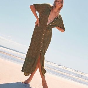 Free People Beach Riding Waves Sweater Midi Dress